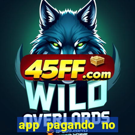 app pagando no cadastro via pix